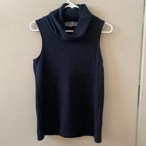 Anthropologie Ribbed Turtleneck Sweater Tank